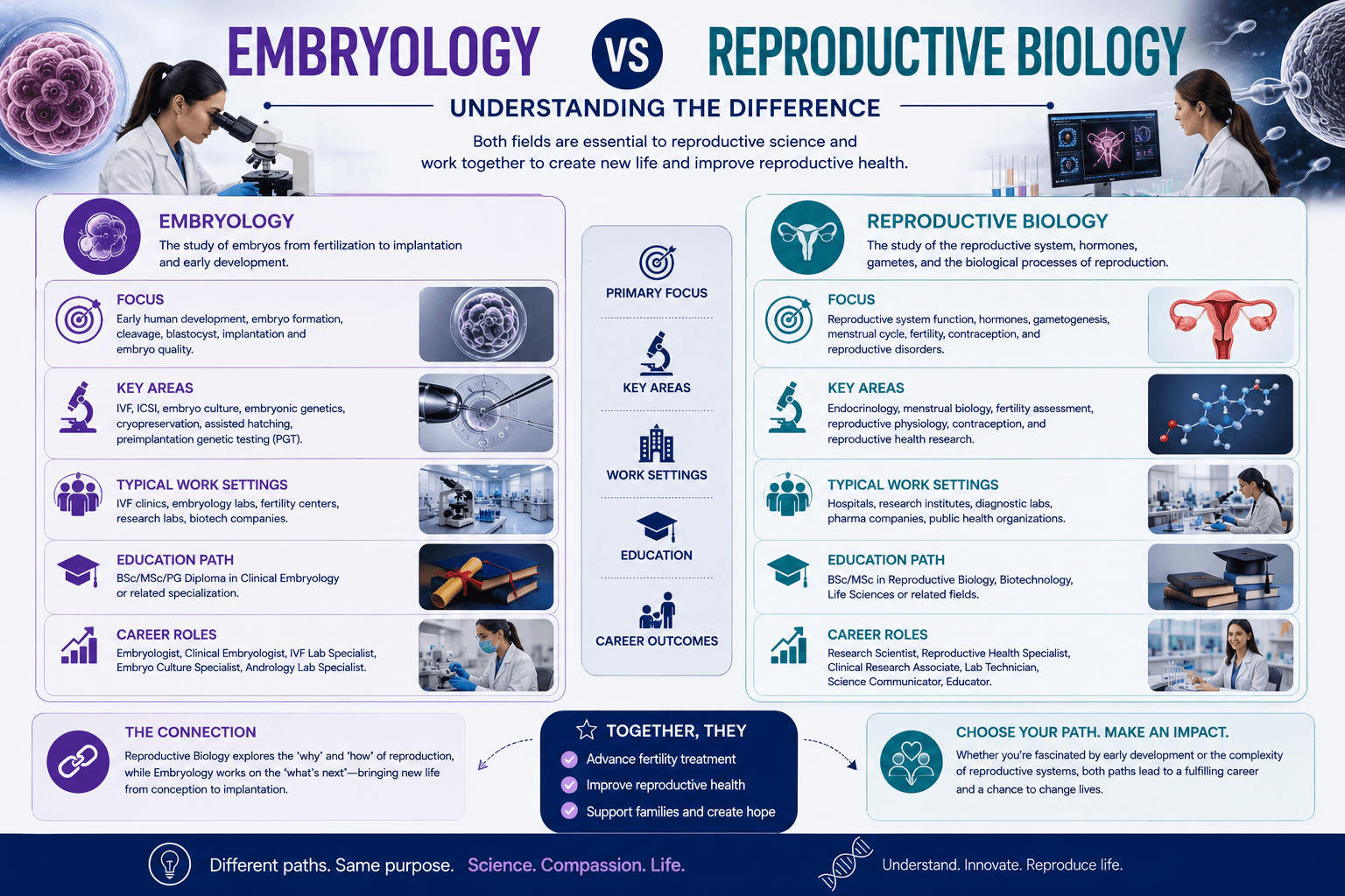 Embryology vs Reproductive Biology: Understanding the Difference